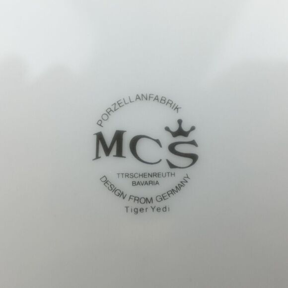 MCS Porzellanfabrik Tirschenreuth Bavaria Tiger Yedi Dinner Plate German - 1 - Picture 9 of 10
